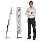 Compact Fold-Up Brochure Stand