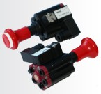 Valve PTO Switch 6mm Interlock ACV - AR Series (with Air Reset port) + Solenoid 12VDC and 24VDC w/ Safety Interlock Models