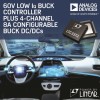  60V Low IQ Buck Controller Plus  4-Channel 8A Configurable Buck DC/DCs