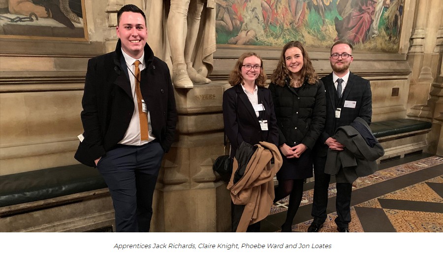 Applegate Apprentices visit Parliament 