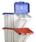 Picking bins with lids (345 x 400 x 635mm) 50 litres - 4 bins per pack