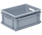 Grey Range Euro Container - 15 Litres With Hand Holes (400 x 300 x 170mm)