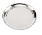 1.5&#34; Proof Lined Silver Anodised Pizza Pans