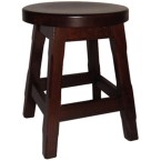 Wooden Low Bar Stool