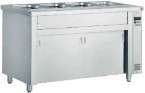 Inomak Storage Cupboards With Wet Well Bain Marie Top