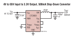 LTC3630 - High Efficiency, 65V 500mA Synchronous Step-Down Converter