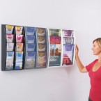 Colour Wall Mounted Leaflet Display