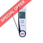 EBRO Dual infrared/folding thermometer 1340-5736 - Combination Infrared and Penetration Thermometer TLC 750i