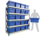 Racking & Shelving with Containers