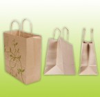 Twist handle paper boutique bags