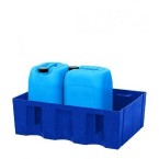 Asecos Storage Sump PE Grating PE on Castors 18075 - Drum Sumps&#44; polyethylene