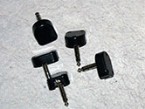 Spare right angle 1/4&#34; (low profile) screened stereo jack (packet of 5)
