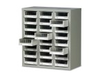 Small Parts Box Cabinet 24 Drawer unit complete with 24 drawers and 24 dividers (144Kg)