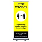 Covid 19 Roller Banners 800 wide