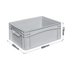 Basicline Range (400 x 300 x 170mm) Euro Container with Hand Grips