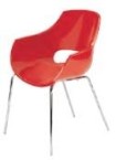 Frovi Globe G90R Armchair in Red
