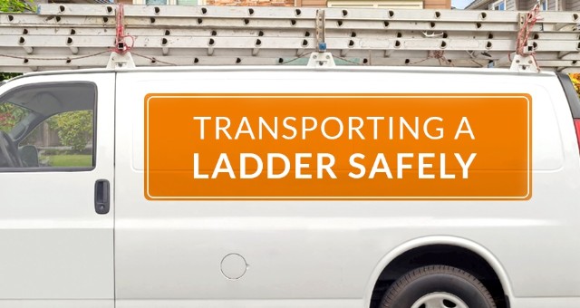 Transporting your ladder safely