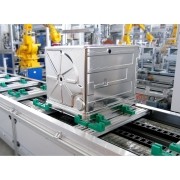 mk's Accumulating Pallet Recirculation System used by Leading German Appliance Manufacturer 