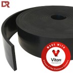 Genuine Viton® Rubber Strip 75° Hardness