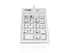 Accuratus AccuMed 100 - USB Sealed IP67 Antibacterial Clinical / Medical Keypad - White