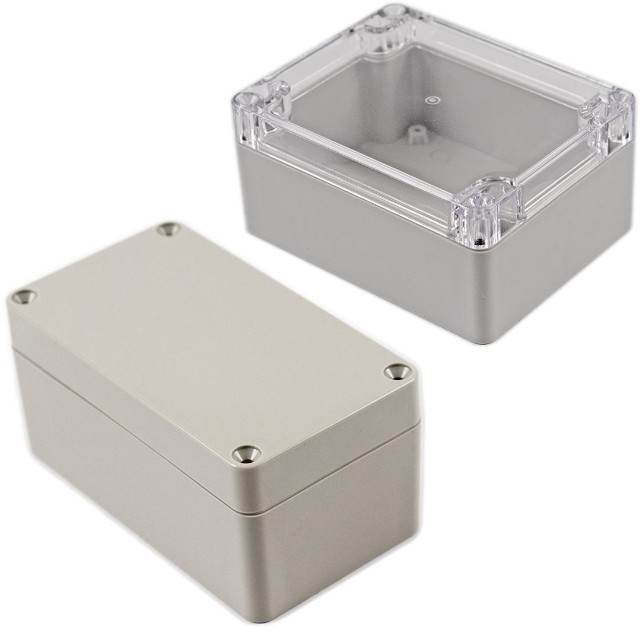 The RZ Series Water-Tight ABS & Polycarbonate Enclosures with Opaque or Clear Lid Options.