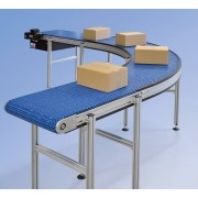 MK rounds off its portfolio of modular belt conveyors with the addition of curved sections