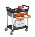 2 shelf trolley with 2 drawers (Load capacity 100kgs)