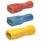 Insulated receptacle 4.8x0.8 mm, 4-6 mm², PVC fully insulated