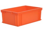 Plastic Containers (600 x 400 x 220mm) 43.8 Litre Capacity&#44; Stackable with Solid Sides and Base
