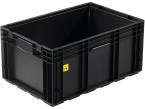 KLT (VDA)* Electro Conductive Containers - 48 Litres (600 x 400 x 280mm) Interlocking Base