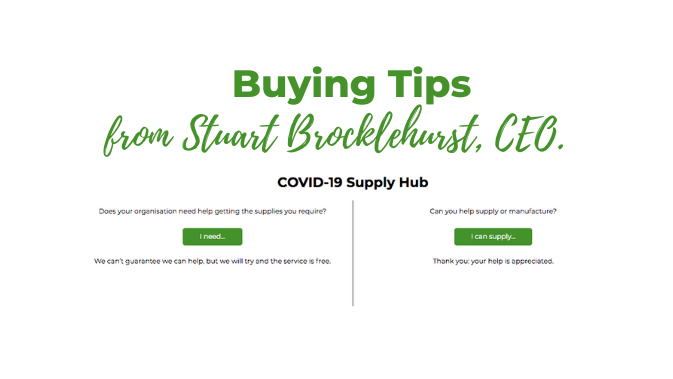 Three tips to help buying essential COVID-19 supplies 