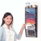 A4 Wire Wall Mounted Brochure Dispenser