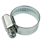 DIN 3017 W1 Worm Drive Hose Clamps, 12mm band