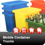Plastic Mobile Container Trolley
