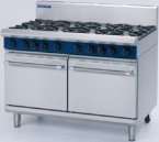Blue Seal G528C/G528B/G528A Double Static Ovens & Griddle