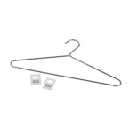 Heavy Duty Chrome Hangers with Tags