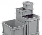 Grey Euro Container Range Without Lids