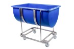 Stainless frame with 180 litre trough.