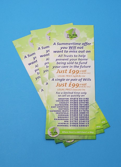 Flyers and leaflets