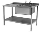 Moffat Single Bowl Right Hand Sink 1200mm (flat packed)