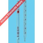 Brand Measuring Pipettes 1ml : 0.01ml 27206 - Graduated pipettes&#44; Class B&#44; AR-glass&#174;&#44; amber graduations&#44; type 3