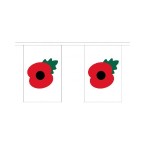 Poppy Bunting - 10 Flags