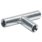 T-connector for solid conductors, 16 mm², Cu tinned