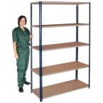EasyFit Lite Boltless Stockroom Shelving 5 Shelf Unit