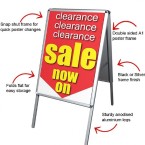 A1 Portable Pavement Advertising Sign