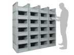 Basicline Euro Container Pick Wall (600 x 400 x 270mm DxWxH Bins) Short Side Pick Opening