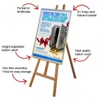 Display Easel with Poster Frame