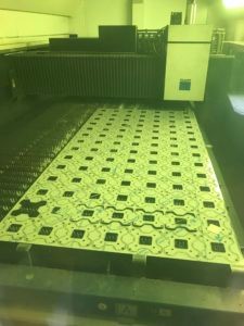Laser cutting stainless steel sheet metal work in the UK