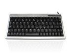 Accuratus 595 - PS/2 Professional Mini Keyboard with Mid Height Keys - Silver