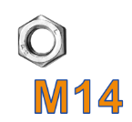 M14 Hexagonal Nut (RH)